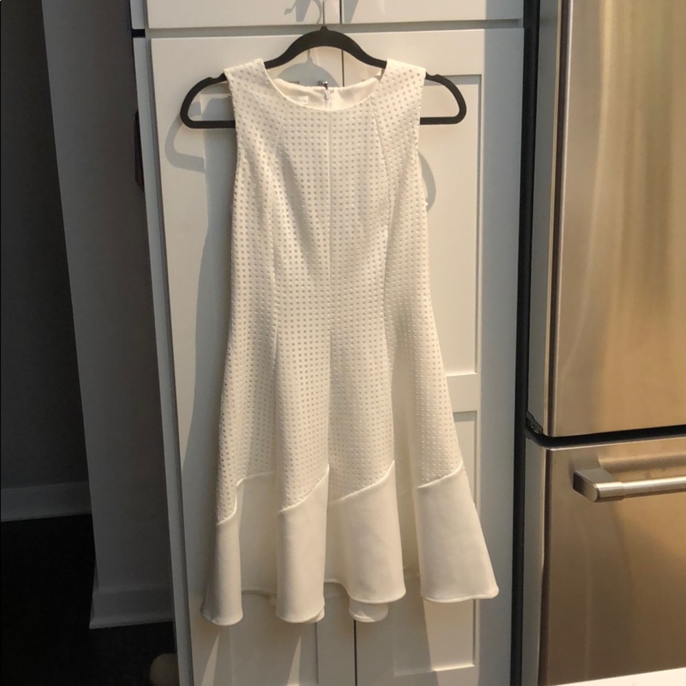 White London Times Dress Scuba Fit and Flare